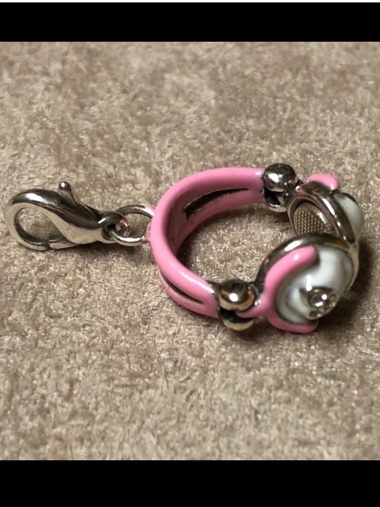 Brighton Jewelry - BRIGHTON DJ HEADPHONES Pink RETIRED Vintage Y2K Charm Clip Accessory Jewelry